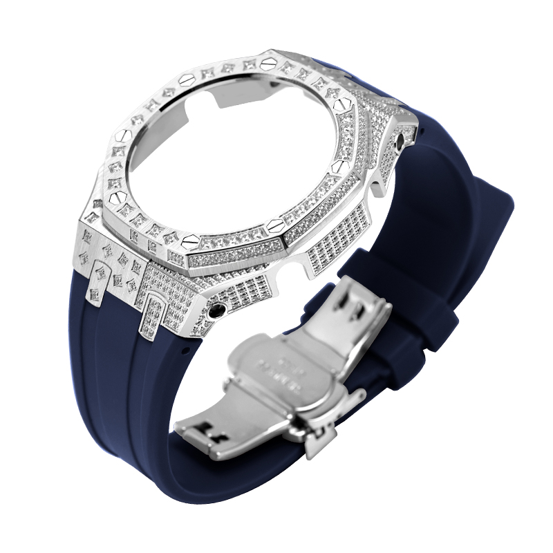 silver-midnight blue