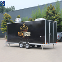 Camion de restauration entièrement équipé CAMPTRL, remorques de concession personnalisées, chariot de nourriture pour café, pizza, tacos avec cuisine complète