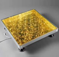 Kabellose, wasserdichte und erschwingliche 3D-Effekt-Tanzflächen-Bildschirmplatte mit blinkenden LED-Hochzeits-Tanzflächenlichtern