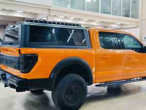 Cubierta Modular de 3 Puertas de Vidrio Completo para Camioneta Pickup, Tapa Rígida de Vidrio Templado Gris Ahumado con Certificación 3C - Product Image 5