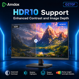 Moniteur FHD 27 pouces 144 Hz, écran d'ordinateur, moniteur <span class=keywords><strong>PC</strong></span>, moniteur de jeu, support réglable - Product Image 6