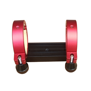 <span class=keywords><strong>Kson</strong></span> Classic Red 63mm Telescopio Anillos Abrazaderas de tubo universales seguras para refractores y reflectores Tubo óptico - Product Image 5
