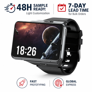Montre connectée Android S999 <span class=keywords><strong>2</strong></span>,88 pouces 4G LTE MTK6761 4 Go de RAM 64 Go de ROM WiFi Assistant vocal IA Étanche IP68 Android 9.0 SDK - Product Image 2