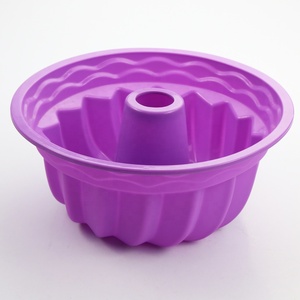Molde de silicona para pastel de gasa, molde redondo <span class=keywords><strong>Savarin</strong></span> antiadherente, moldes para pastel de gasa para hornear en casa - Product Image 2