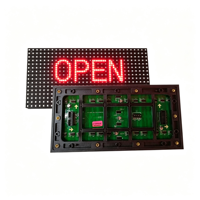 Module LED monochrome rouge P4.75 pour intérieur, résistant à l'usure, pour panneau publicitaire à messages défilants