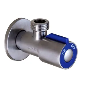Angle Valve China Plumbing Water Control Safety 1/2 Inch 304 Stainless Steel Fitting Angel Valve Price