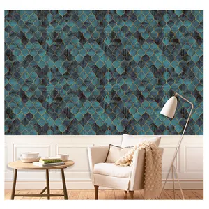 Home decoration waterproof wallcovering 3d textured Wallpaper Eco friendly simple design 21 inch Wallpaper