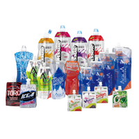 Transparent Gallon Stockage Portable En Plastique Randonnée Idpe Liquide Potable Conteneurs Emballage Bec Poche Sac À Eau