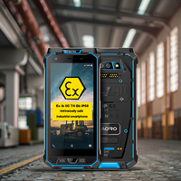 Aoro M5 EX Gps Étanche Android POC DMR Zello Talkie-walkie Atex Zone 1 Anti-explosion Robuste Téléphone intrinsèquement sûr