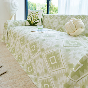 <b>Sofa</b> <b>Cover</b> Geometric Pattern 145-185Cm Bohemian Summer <b>Sofa</b> Slipcover - Product Image 1