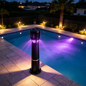 Piège à moustiques <span class=keywords><strong>CO2</strong></span> de luxe pour l'extérieur, appareil moderne de capture d'insectes pour jardin, villa et patio - Product Image 3