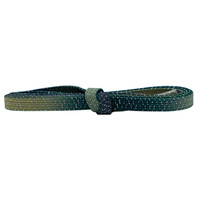 Lacets Weiou noirs, vert foncé, kaki, lacets plats en fil métallique, lacets élastiques à transfert thermique, adaptés aux chaussures