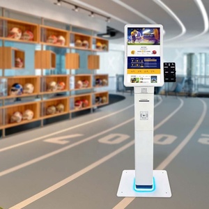 23.6/32'' Curved Screen <b>Printer</b> Kiosk Multi-function Self Service <b>Scanner</b> Kiosk A4 Pos Holder Self Service Kiosk in Restaurant - Product Image 6