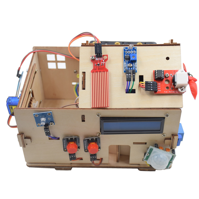 Custom Smart Home Kit DIY STEM Education Robot Sensor Relay Wifi LCD Beginner for Starter Kit