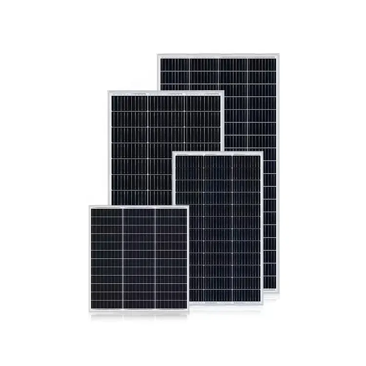 Panel surya monokristalin, 100w 120w 130w 140w 12 Volt 150 w 100wp 12 v 18v 24v Poly Mono