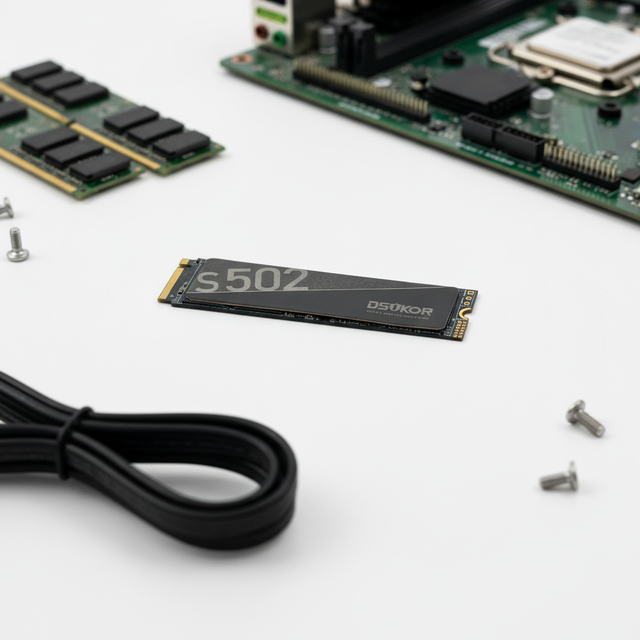 DSIKOR 2TB NVMe PCIe Gen3/Gen4 M.2 2280 SSD for Laptop/Gaming 7000-7200MB/s Read 6500-7000MB/s Write Internal