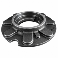 Boîtier de boîte de vitesses en fonte ductile GGG50 sur mesure, usiné CNC, pièces moulées en fonte de graphite sphéroïdal pour machines