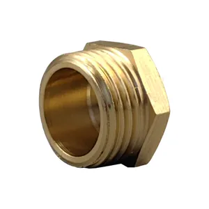 OEM and ODM 1/4"-2" brass plug ,Brass pipe fitting for Water plumbing