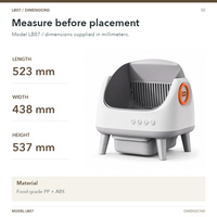Bac à litière automatique pour chat de grande capacité, électrique, intelligent, autonettoyant et désodorisant