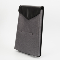 Housse pour ordinateur portable DONBO 600D avec revêtement TPU, poche pour cartes, légère, pour voyage, sac de protection pour ordinateur portable
