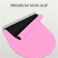 Nouveau Tapis de Yoga Ovale en PU 5mm 2026, Professionnel, Antidérapant, Absorbant les Chocs, pour Exercices à Domicile et Entraînement Fitness pour Femmes