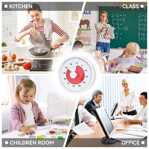 新プロモーションギフト学生メカニカルアナログキッチンタイマー動きデスクタイマー60分Pomodoroデジタルタイマービジュアルクロック - Product Image 6