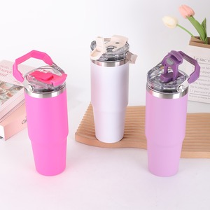 Custom Logo 30oz Insulated <b>Coffee</b> Tumbler with Screw On Lid BPA Free Metal Cup for Home Office Outdoor Use - Product Image 3