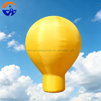 Ballon à air chaud géant gonflable personnalisé avec logo imprimé, imperméable, avec souffleur, pour la publicité extérieure et la promotion d'événements 2026