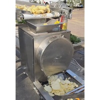 Machine Commerciale de Découpe et de Tranchage de Légumes, Machine à Frites de Gingembre, Machine à Trancher les Carottes, le Manioc, les Concombres, les Bananes et les Fruits