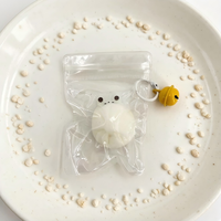 Mini Jouet Squishy en TPR Souple, Jouet Anti-Stress à Presser, Simulation de Boulette Chinoise, Décompression à Rebond Lent, Soulagement du Stress, Unisexe