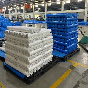 แผ่นพลาสติก HDPE ผ้าใบกันน้ำปรับแต่ง80gsm ได้ตามต้องการสำหรับงานอุตสาหกรรมผ้าทอเทคนิคการทอผ้าสี - Product Image 6