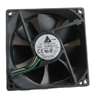 Ventilateur de refroidissement axial pour processeur Delta AUB0912VH 9cm 12V DC 4.8W 67.8CFM 4 fils 3800RPM avec capteur de rotation et PWM pour projecteur
