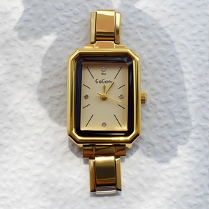 Hot Selling <strong>Women's</strong> Vintage Square Plate Quartz <strong>Watch</strong> All-Match DIY Modular Bracelet <strong>Set</strong> European American Style Wholesale - Product Image 4