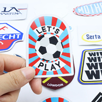 Écussons tissés personnalisés adaptés aux maillots, souvenirs de club, broderie de haute qualité, étiquettes tissées pour maillots