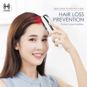 2026 New Trending ElectricHair Red Led LCD Battery-Powered Salon Equipment <b>Scalp</b> <b>Massage</b> Hair Straightener Comb for Household RV - Product Image 2