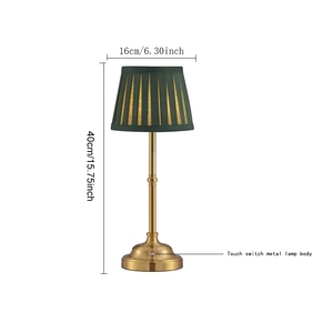 Lampada da Tavolo LED Ricaricabile Moderna, Luce da Tavolo Senza Fili in Tessuto con Controllo Touch <span class=keywords><strong>per</strong></span> Camera da Letto e Sala da Pranzo - Product Image 6
