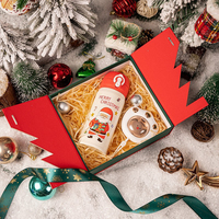Boîte cadeau de Noël personnalisée imprimée, en papier recyclable, pour bonbons, biscuits, bijoux, fêtes