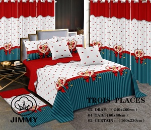 Набор постельных принадлежностей из 100% полиэстера с 3D-принтом в африканском стиле, 6 шт. - Product Image 6