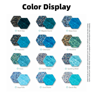 Enduit de <span class=keywords><strong>piscine</strong></span> résistant au chlore, revêtement anti-algues pour <span class=keywords><strong>piscine</strong></span> avec billes de verre, finition durable à agrégats apparents pour <span class=keywords><strong>piscine</strong></span> à eau salée - Product Image 6