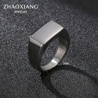 Bagues Simples pour Hommes en Acier Inoxydable Plaqué Or/Noir/Argent, Bijoux de Mode, Cadeaux, Titane – Collection Usine de Bijoux
