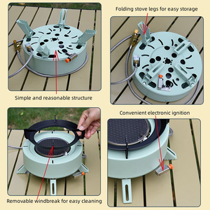 <span class=keywords><strong>Réchaud</strong></span> de camping portable infrarouge à économie d'énergie <span class=keywords><strong>pour</strong></span> la cuisine en plein air, le camping et la randonnée - Product Image 3