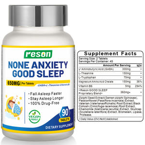 Ausreson Magnesio L-treonato Suplemento para dormir Salud cerebral 500mg Cápsulas de magnesio L-treonato - Product Image 3