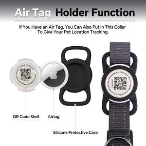 Hundehalsband im europäischen Stil mit LED-Licht & QR-Code |   Elegantes Spitzendesign |   Großhandel Maßanfertigung - Product Image 3