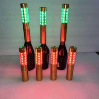 Sparklers LED en alliage d'aluminium or ou argent avec batterie rechargeable - 23 cm pour les fêtes de remise des diplômes et de Pâques