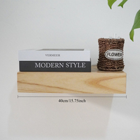 Étagère murale en bois avec compartiments, boîtes de rangement, organisateur multifonctionnel pour le salon et la chambre à coucher