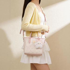 Sac à main pour femme de la marque <span class=keywords><strong>FOXER</strong></span> en gros, en stock, grande capacité, imprimé, en cuir PU rose, sac bandoulière, sacs à main pour filles, nouveau design - Product Image 2