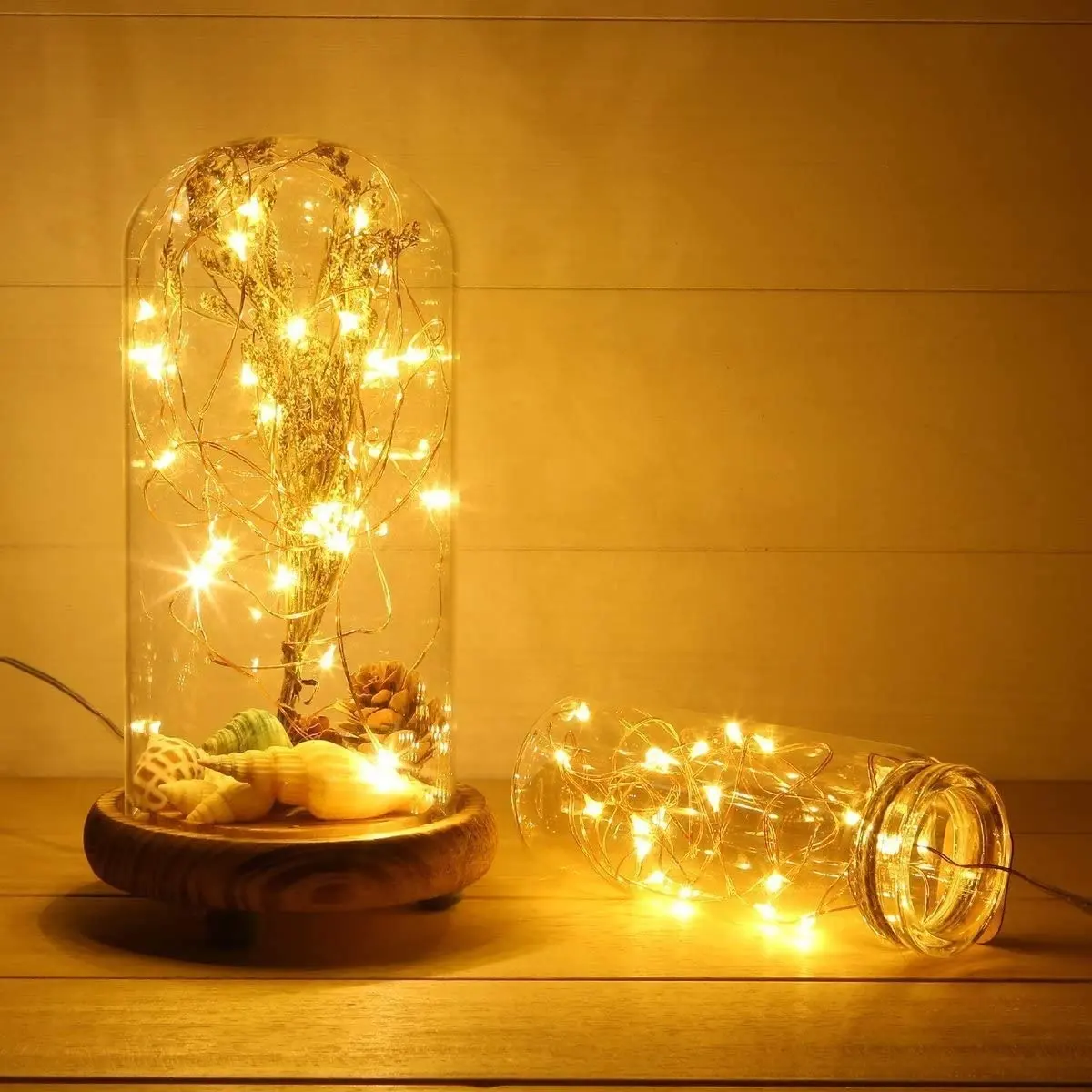 1M 2M 3M Waterproof Christmas Wedding Decorative Battery Operated Warm White Twinkle Copper String Light