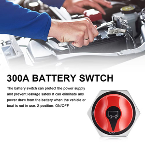 Bộ ngắt nguồn ắc quy ô tô DC 32V, bộ cách ly điện 50A 100A 200A 300A, bộ công tắc ngắt nguồn cho ô tô, xe máy, xe tải, thuyền - Product Image 6