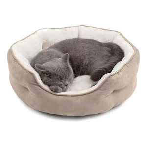 Camas para Mascotas Redondas y Suaves de Alta Calidad, Nueva Llegada, Camas Premium para Gatos de Interior y Perros de Tamaño Pequeño y Mediano - Product Image 1