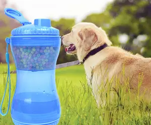 Alimentador lento de cerámica para perros, Bol 3 en 1 para mascotas, 4 en 1 botella de agua aislada, accesorios para gatos, doble alimentación plegable de goma